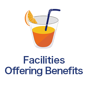Facilities offering benefits